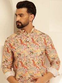 SOJANYA Quirky Printed Cotton Straight Kurta