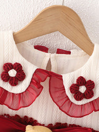 YK Girls Halter Neck Fit & Flare Dress