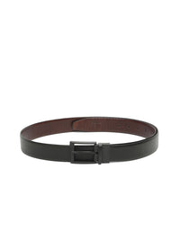 Teakwood Leathers Men Textured Leather Reversible Formal Belt