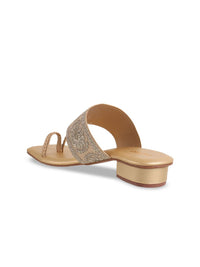 Metro Embellished Block Sandals