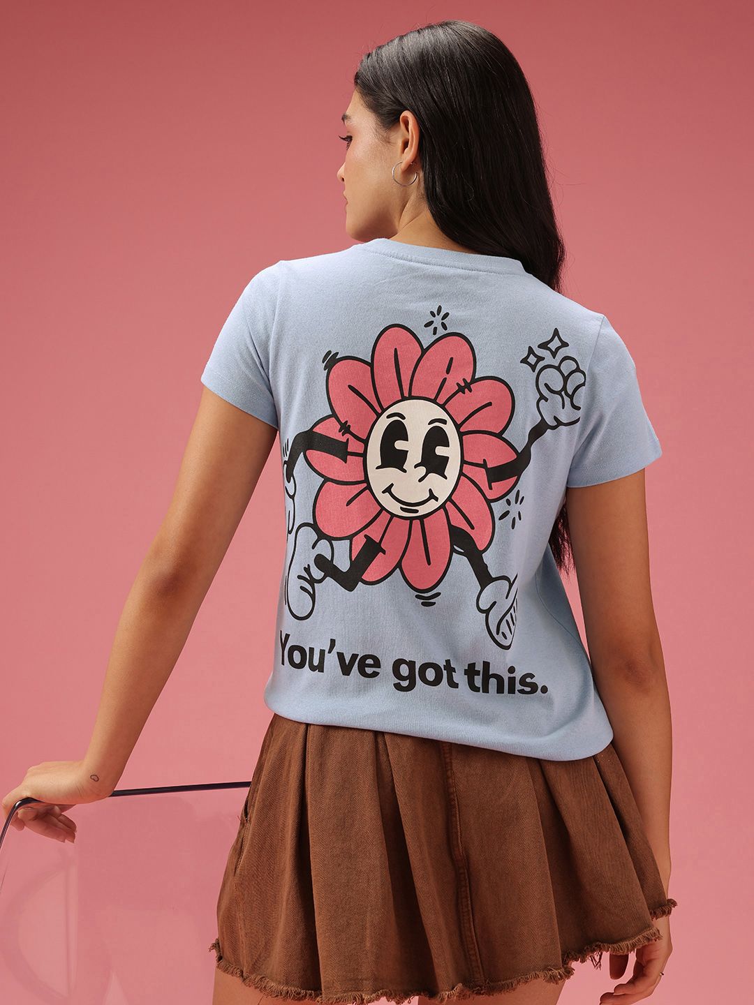 DressBerry Graphic Printed Casual T-shirt