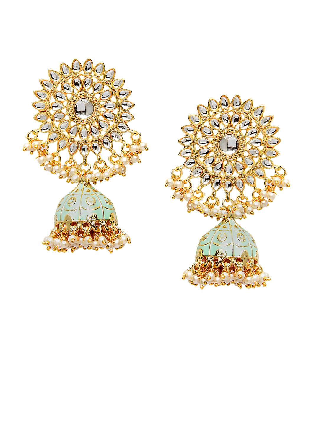 Anouk Contemporary Jhumkas Earrings