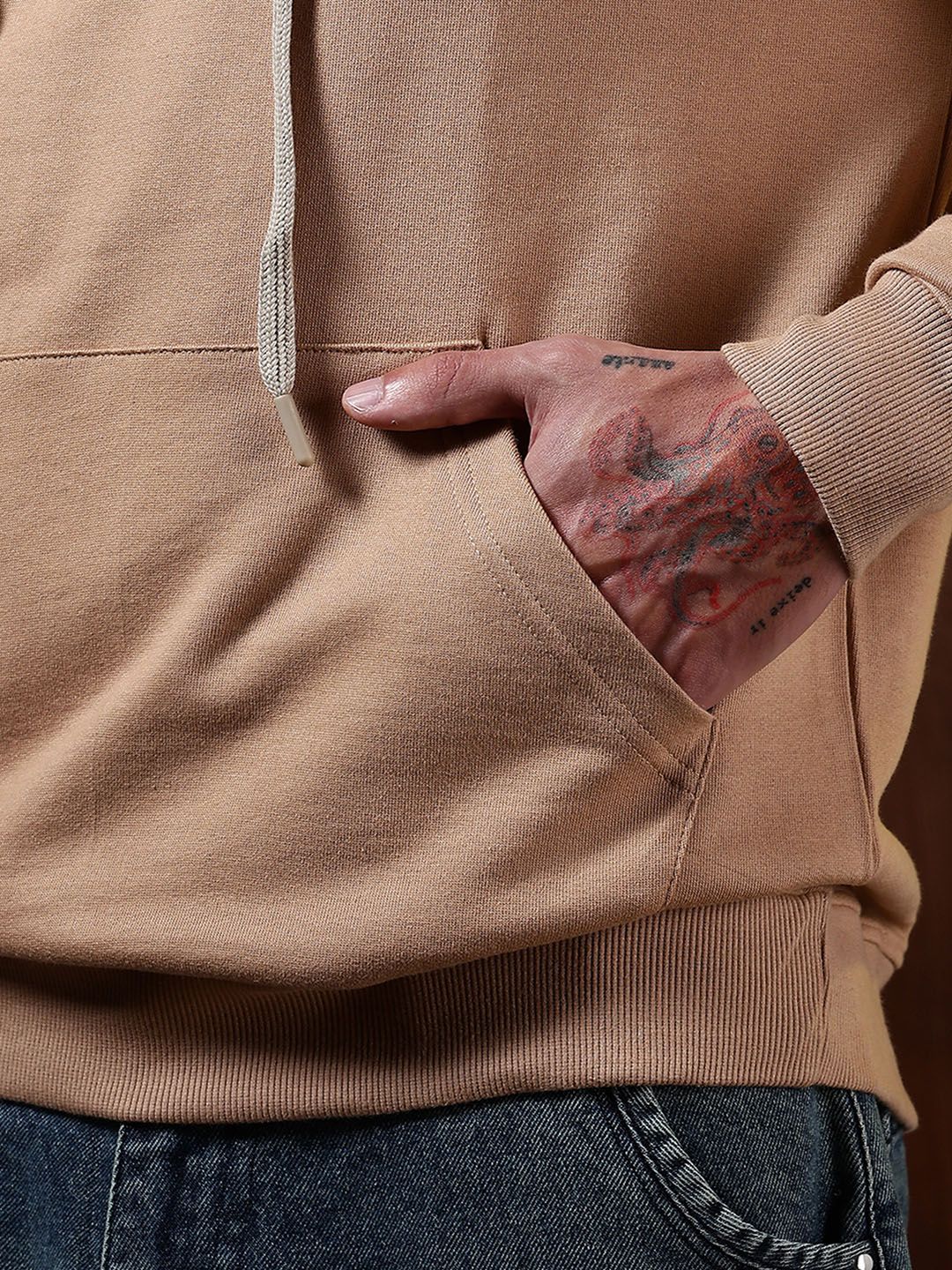 Eszett Men Hooded Pure Cotton Sweatshirt