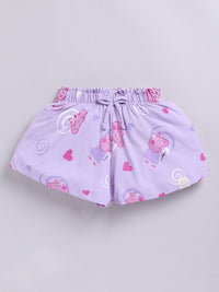 Happy Faces Girls Peppa Pig Printed Pure Cotton Shorts