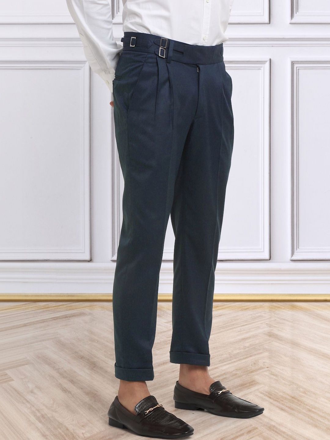 Moda Rapido Men Slim Fit Easy Wash Trousers