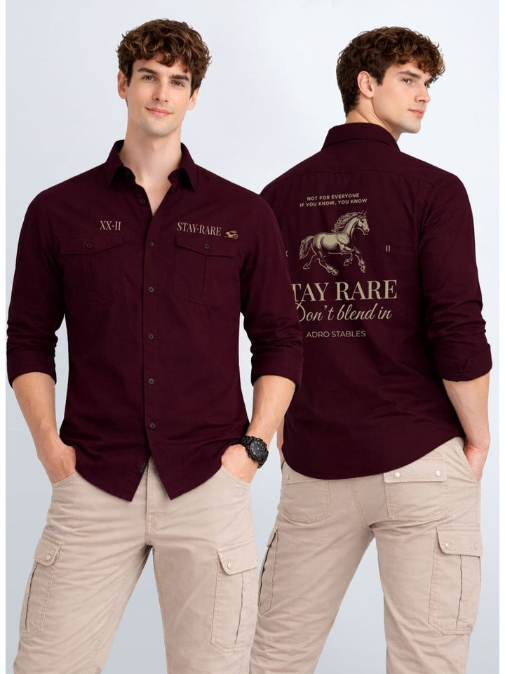 ADRO Men Standard Printed Casual Shirt
