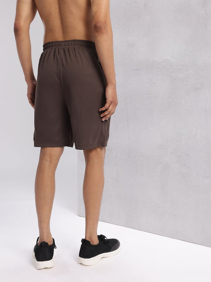 HRX by Hrithik Roshan Men Brand Logo Print Rapid-Dry Training Shorts