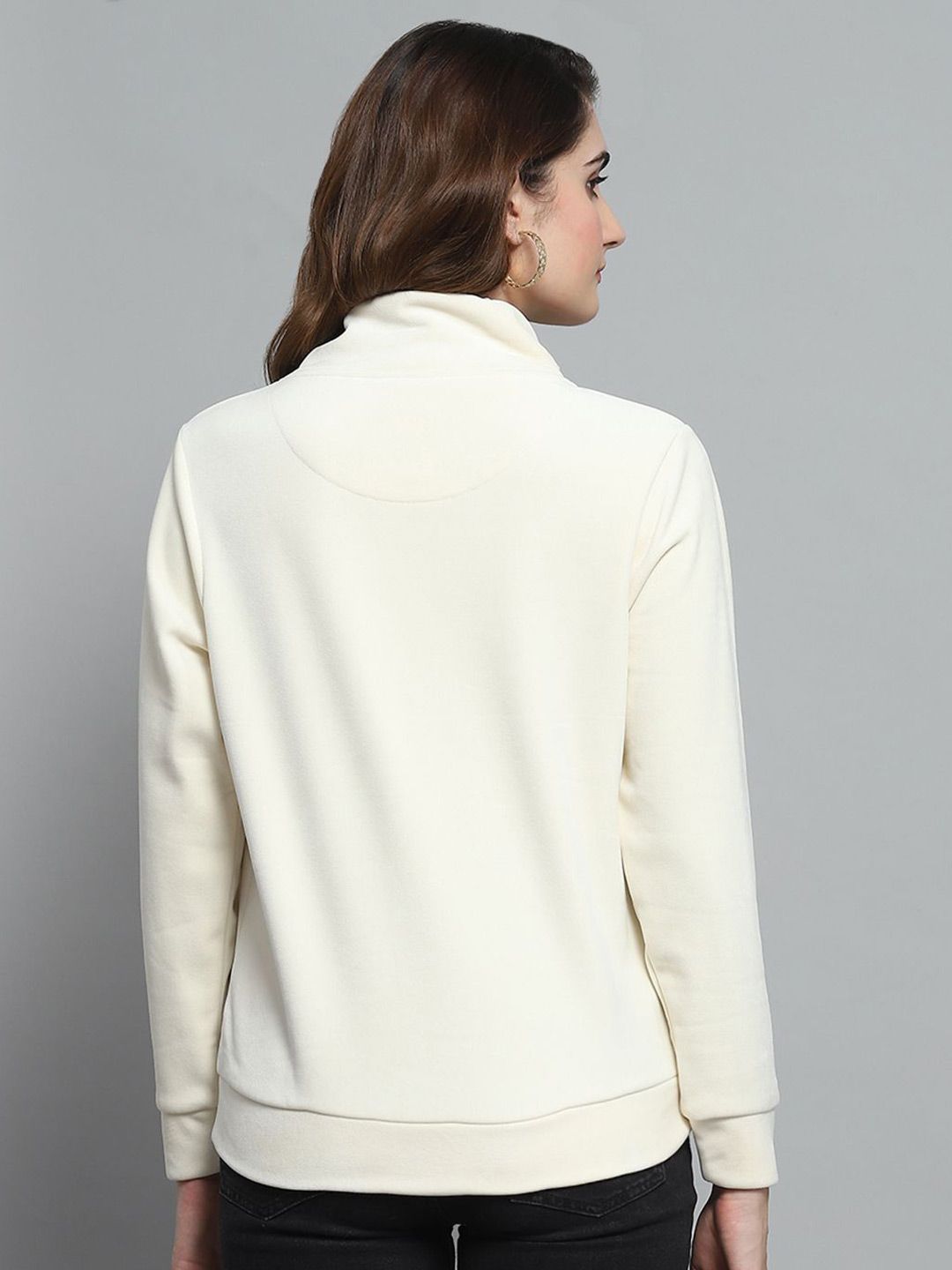 Monte Carlo Wanita Mock Collar Sweatshirt