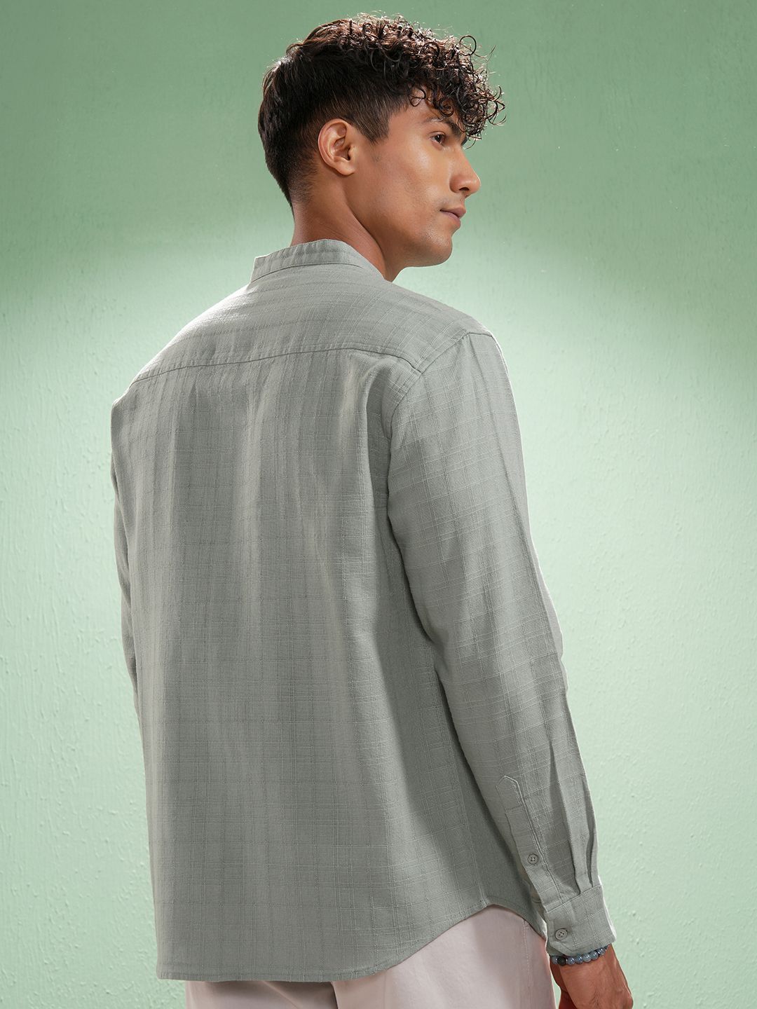 HIGHLANDER Men Comfort Opaque Casual Shirt
