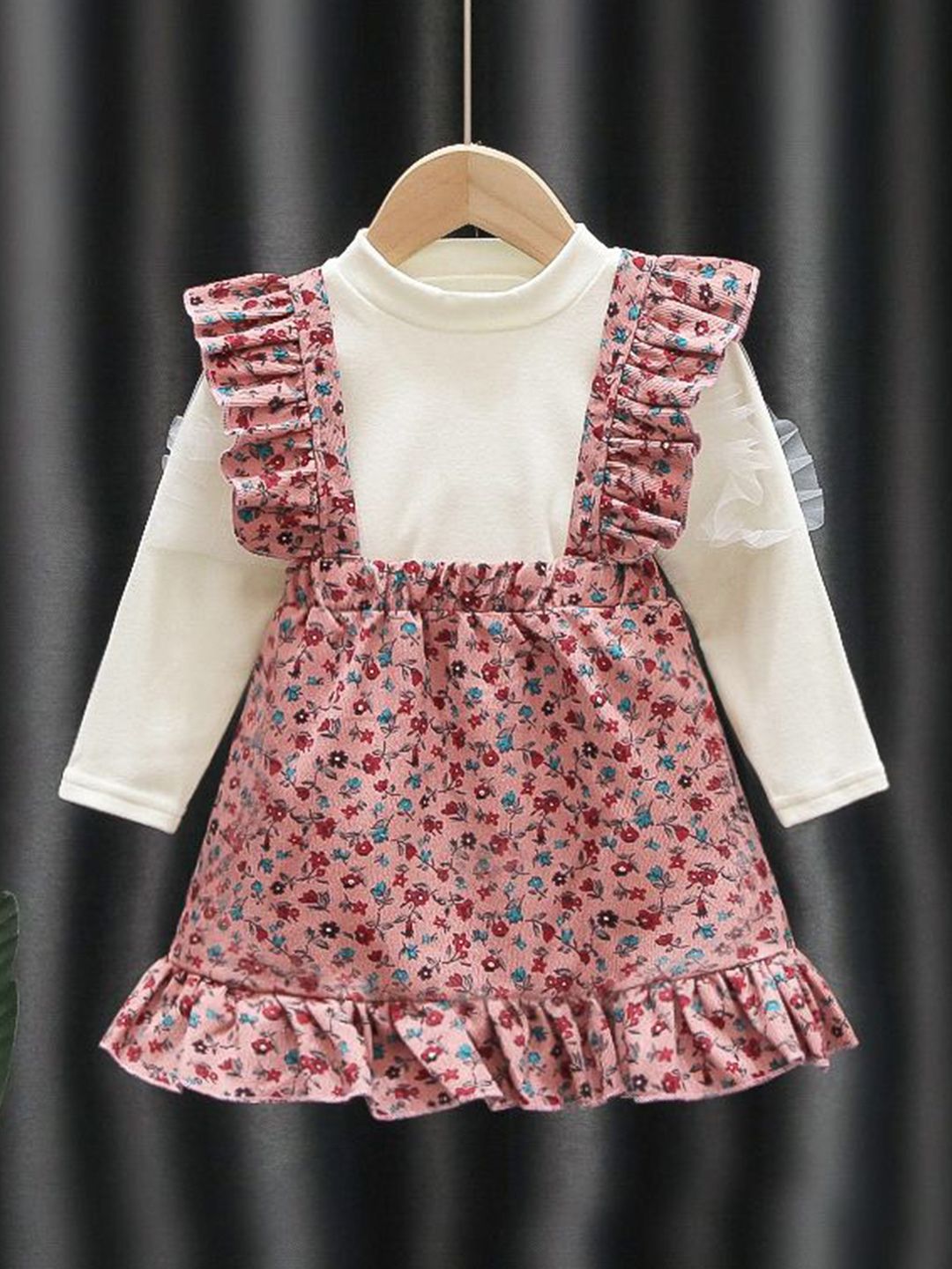 YK Girls  Print A-Line Dress