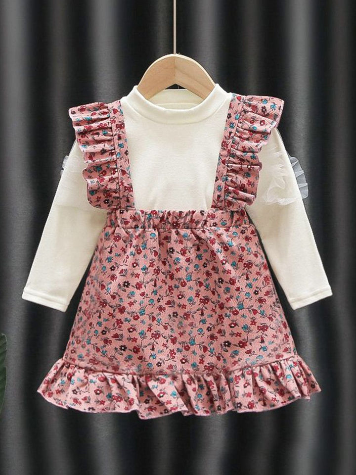 YK Girls  Print A-Line Dress