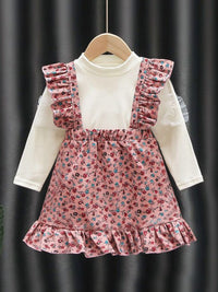 YK Girls  Print A-Line Dress
