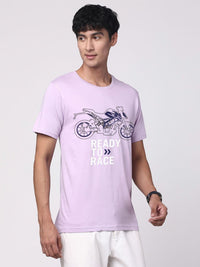 ADRO Men Graphic Printed Round Neck Cotton T-shirt