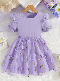 YK Girls Blouson Maxi Dress