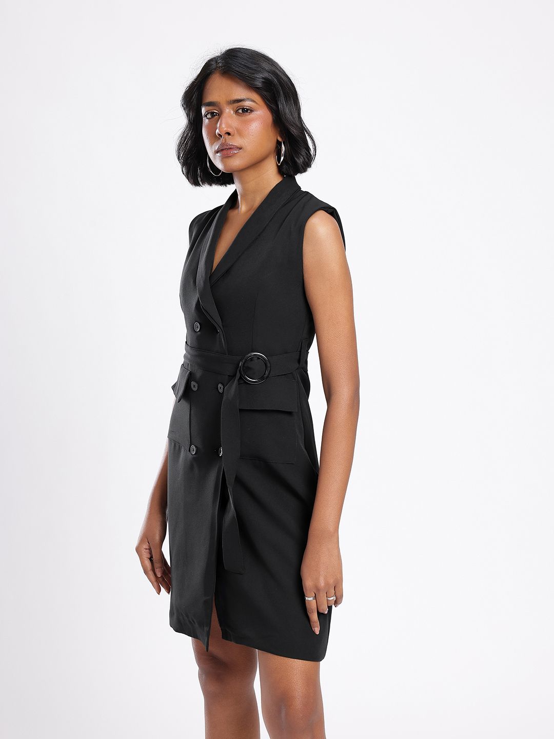 DressBerry A-Line Dress with Belt