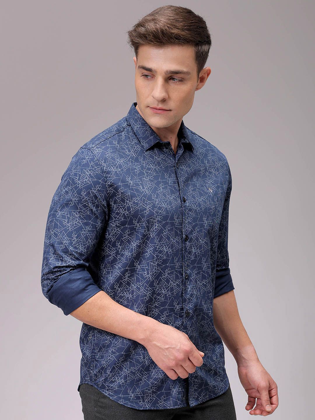 The Indian Garage Co Men Slim Fit Opaque Printed Casual Shirt