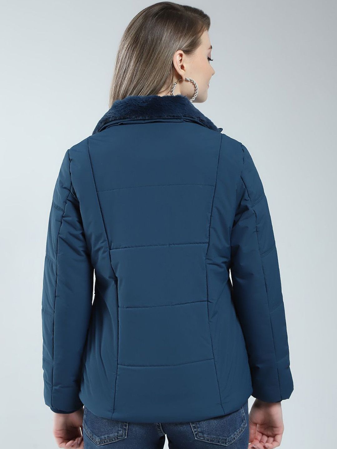Jaket empuk pepejal wanita monte carlo
