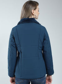 Jaket empuk pepejal wanita monte carlo