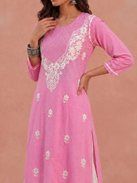 House of Chikankari Women Ethnic Motifs Embroidered Chikankari Kurta