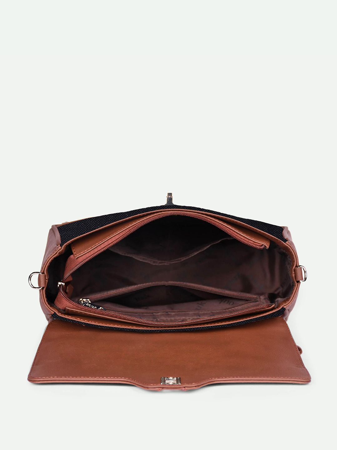 ZOUK Printed Structured Satchel
