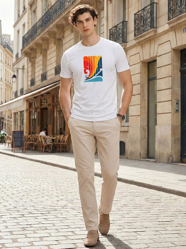 ADRO Men Printed T-shirt