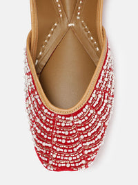 House of Pataudi Women Ethnic Embellished Mojaris