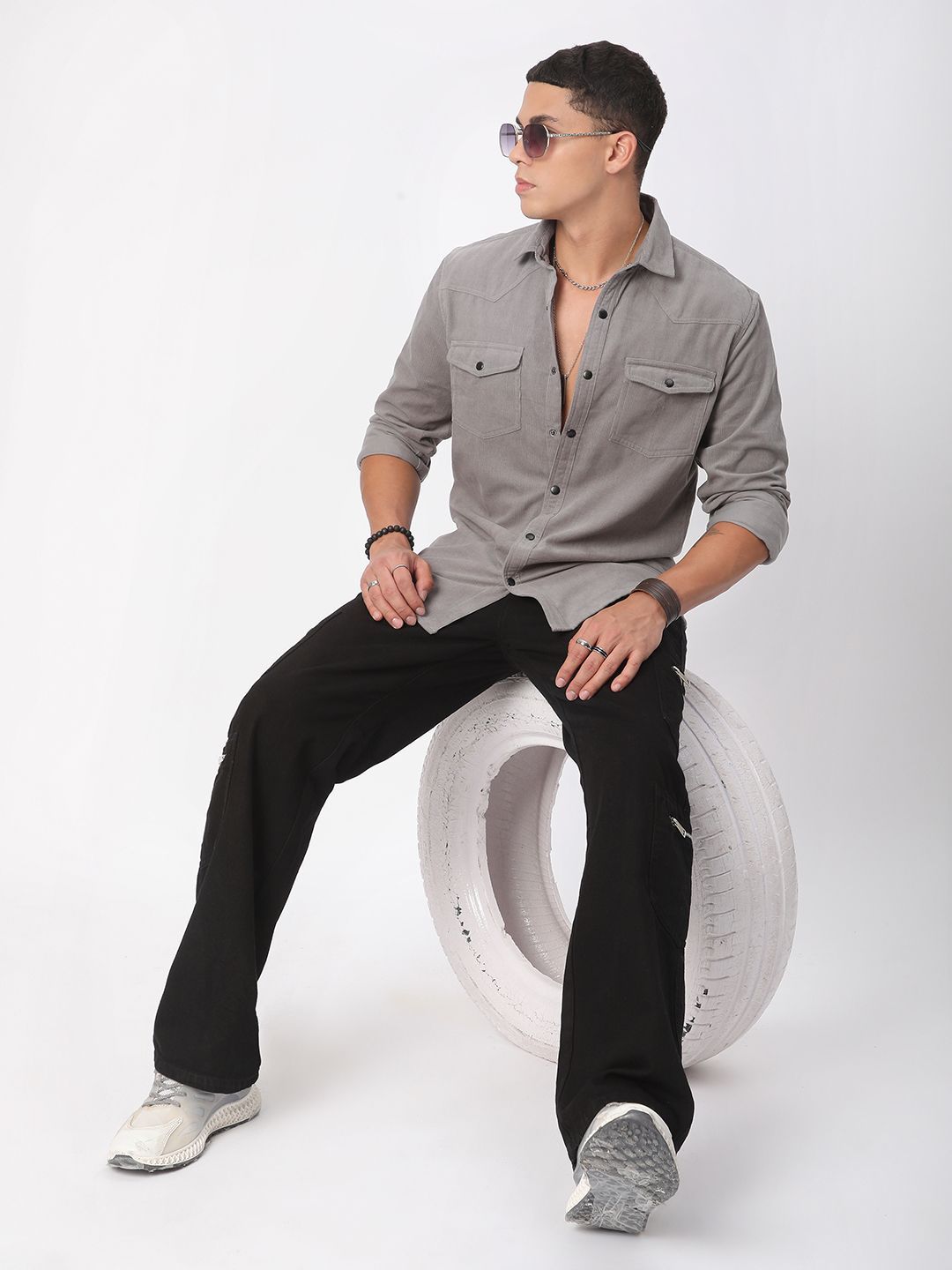 VASTRADO Men Classic Slim Fit Opaque Pure Cotton Casual Shirt