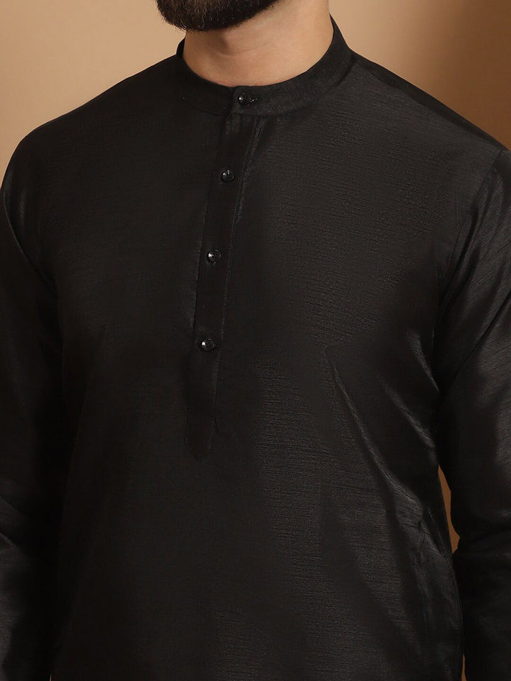 Anouk Mandarin Collar Straight Kurta with Churidar