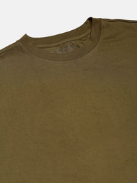 Bene Kleed Pepejal Lengan Pepejal T-Shirt Kapas Tulen Berat
