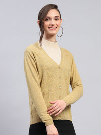 Monte Carlo Women Floral Woollen Cardigan