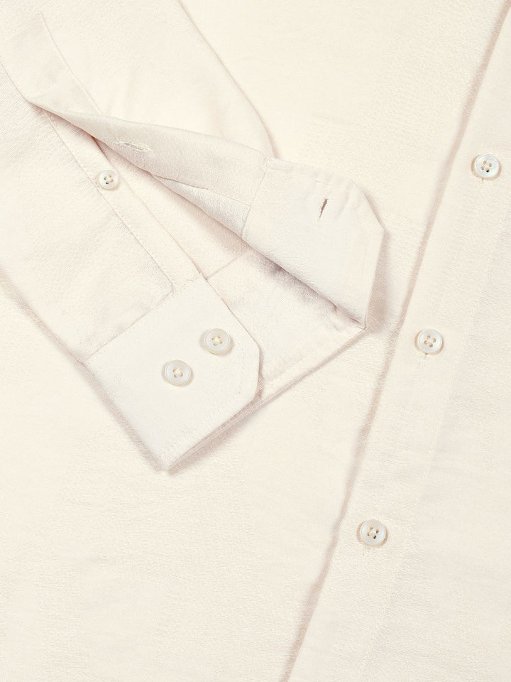 Thomas Scott Men Classic Slim Fit Opaque Casual Shirt