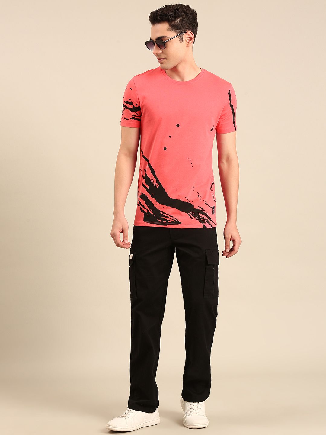 Being Human Printed Pure Cotton T-shirt