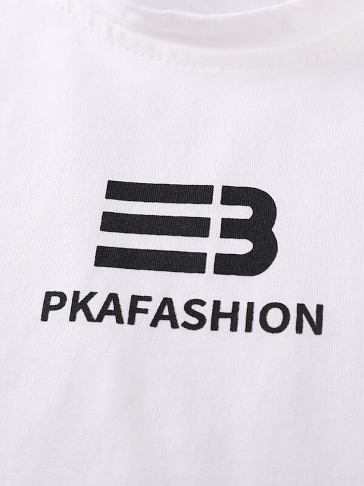 YK Kids Printed Pure Cotton Shirt & Short Clothing Set