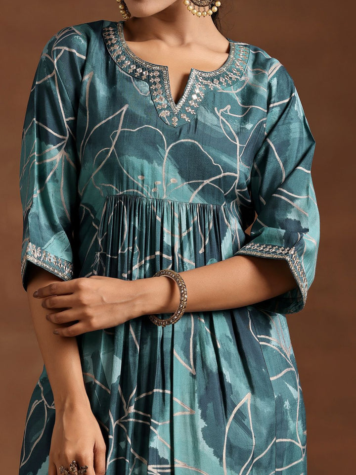 Libas Floral Embroidered Anarkali Kurta