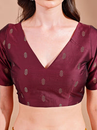 Tikhi Imli Woven Design Saree Blouse