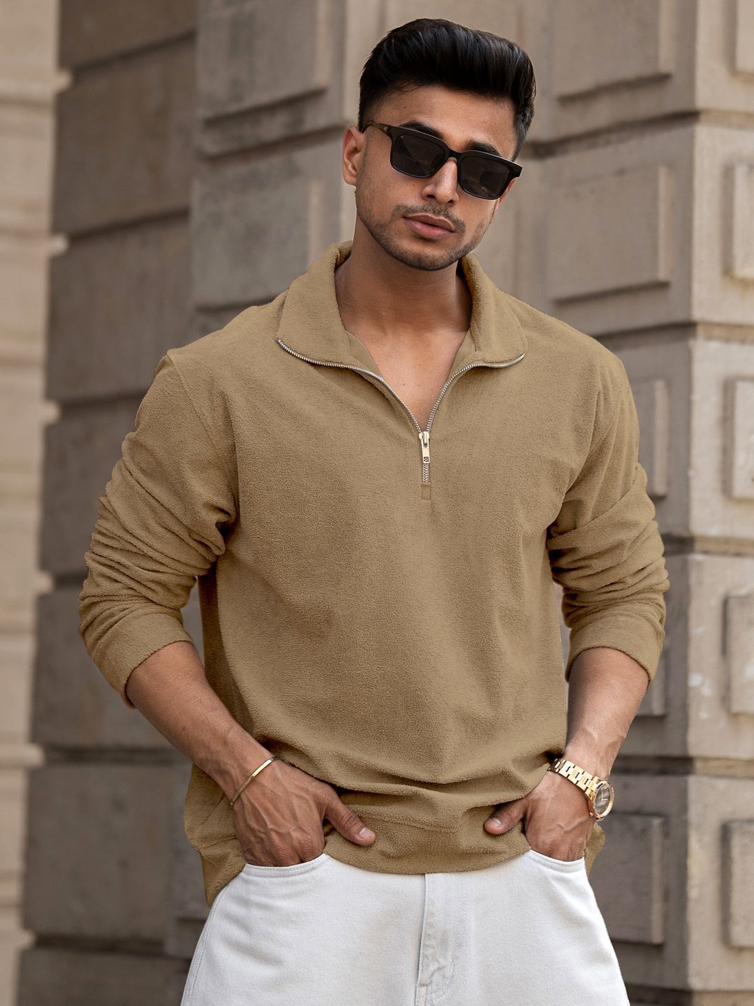 Powerlook Men Polo Collar T-shirt