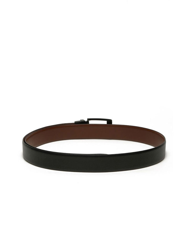 Teakwood Leathers Men Textured Leather Reversible Formal Belt