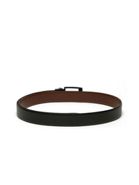 Teakwood Leathers Men Textured Leather Reversible Formal Belt
