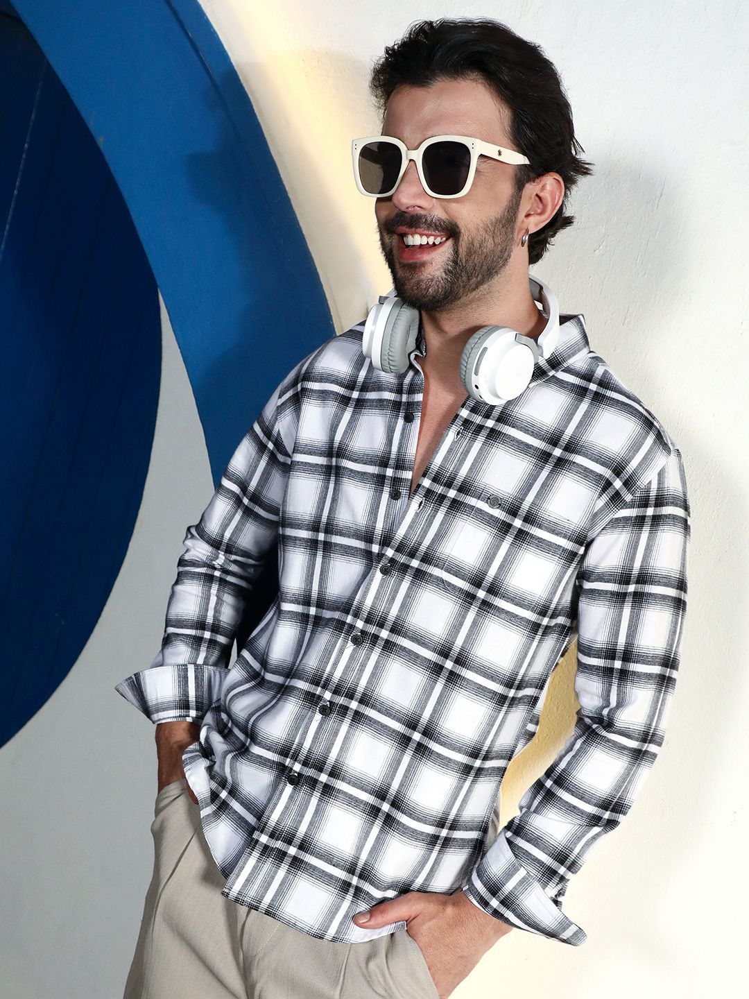 Campus Sutra Men Comfort Checked Casual Shirt