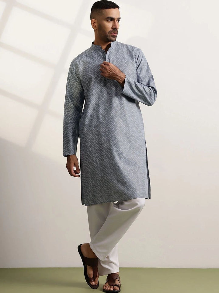 Anouk Men Printed Regular Kurta with Pyjamas