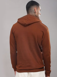ADRO Men Graphic Printed Hood Cotton Pullover Sweatshirt