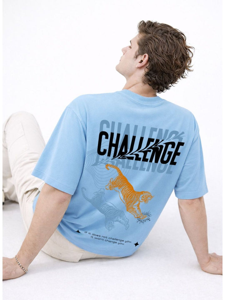 ADRO Men Printed Drop-Shoulder Sleeves T-shirt