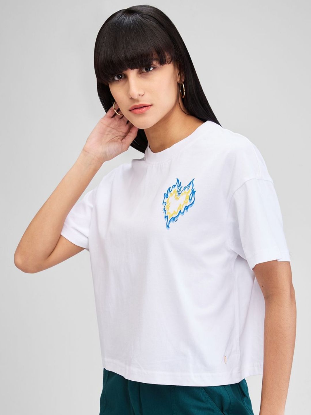 SPYKAR Women Oversized T-shirt