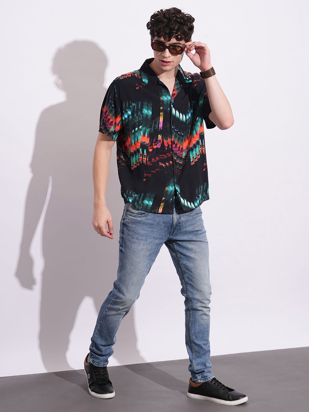Being Human Men Classic Opaque Printed Casual Shirt