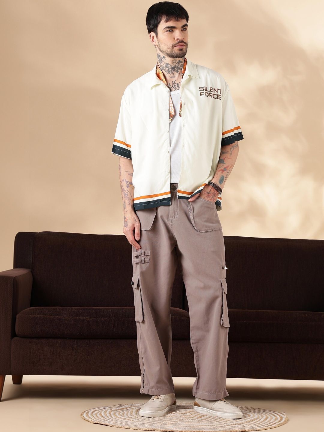 Eszett Men Easy Wash Cargos Seluar
