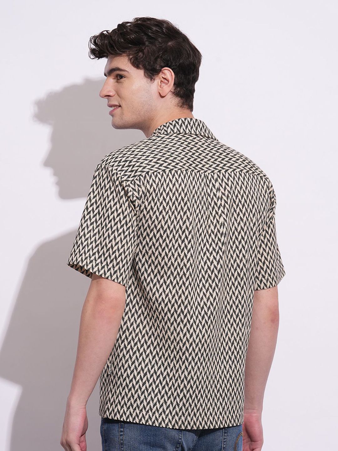 Being Human Men Classic Opaque Printed Casual Shirt