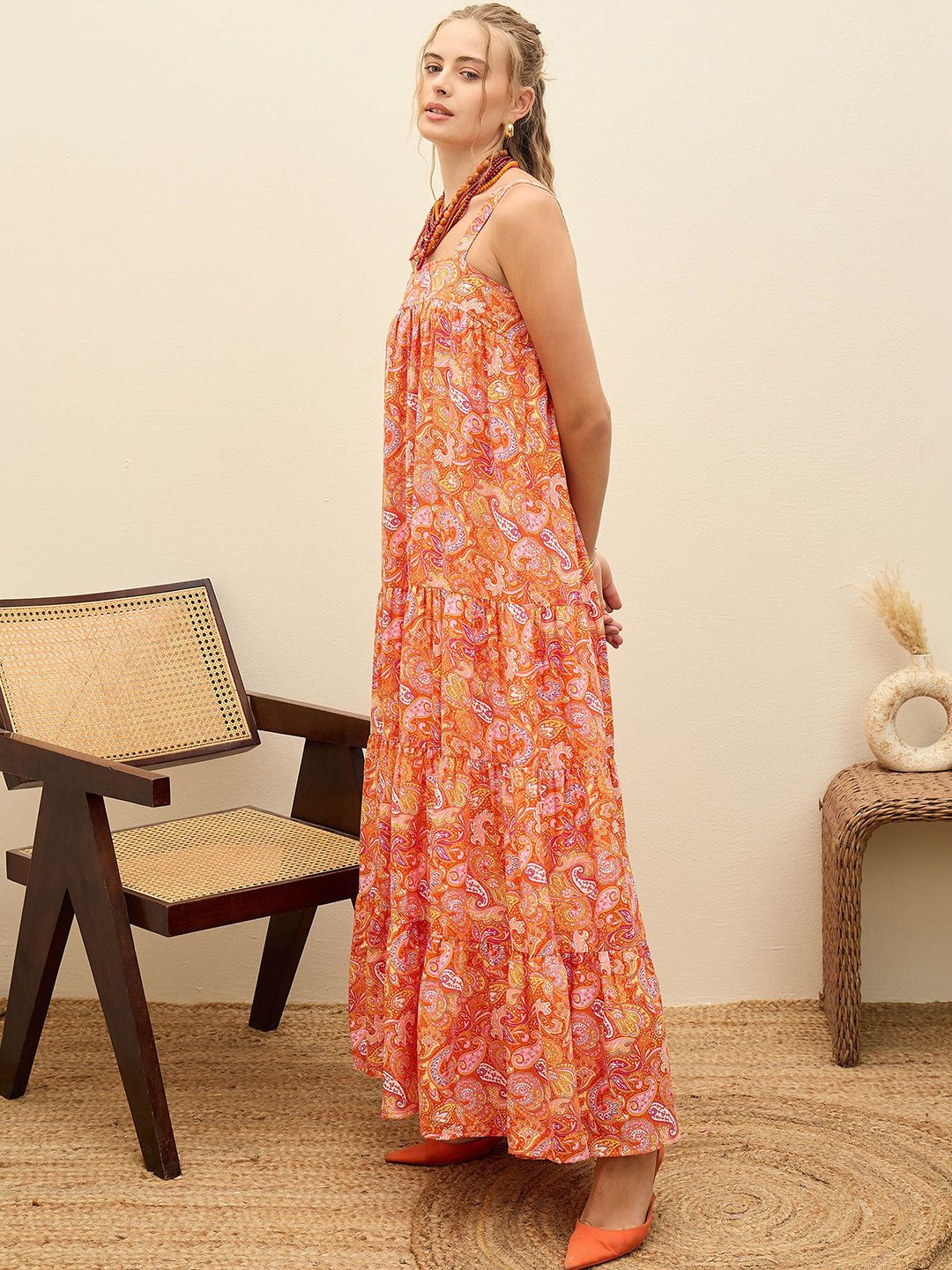 SASSAFRAS Women Maxi Midi Dress