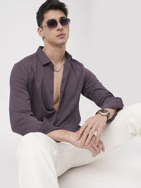 VASTRADO Men Classic Slim Fit Opaque Casual Shirt