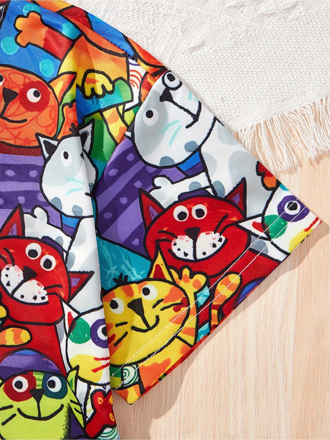 YK Printed T-shirt with Shorts