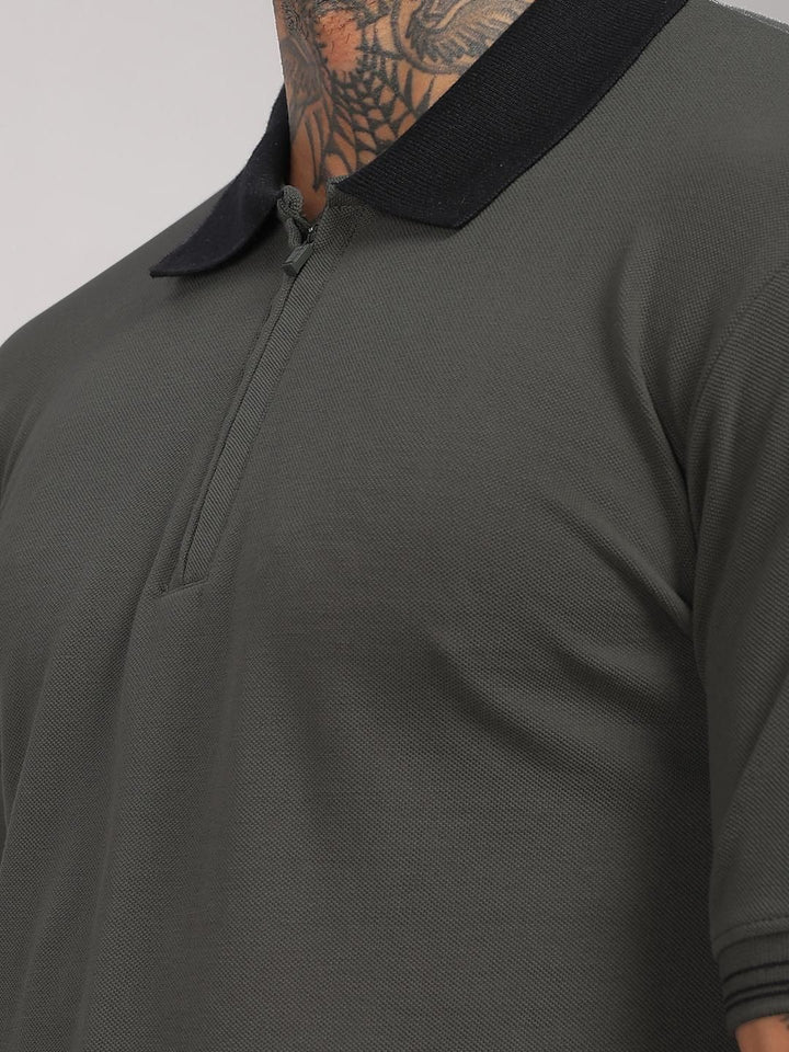 Tshirts Kapas Kelabu Lelaki ADRO